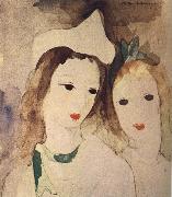 Marie Laurencin Two children painting